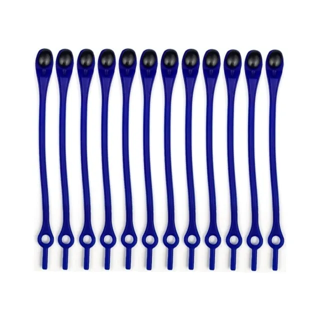 12pcs  Tie-Free Elastic Shoelaces