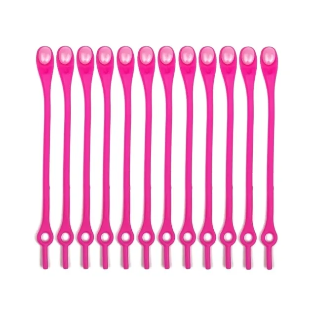 12pcs  Tie-Free Elastic Shoelaces