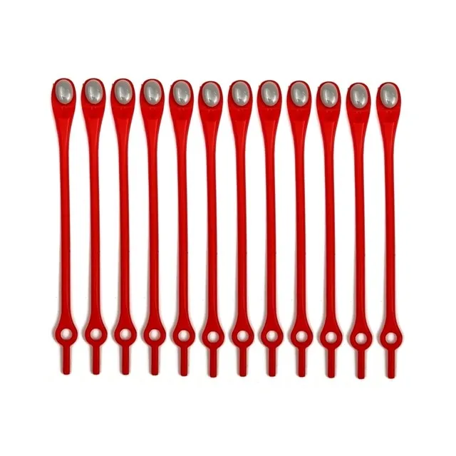 12pcs  Tie-Free Elastic Shoelaces