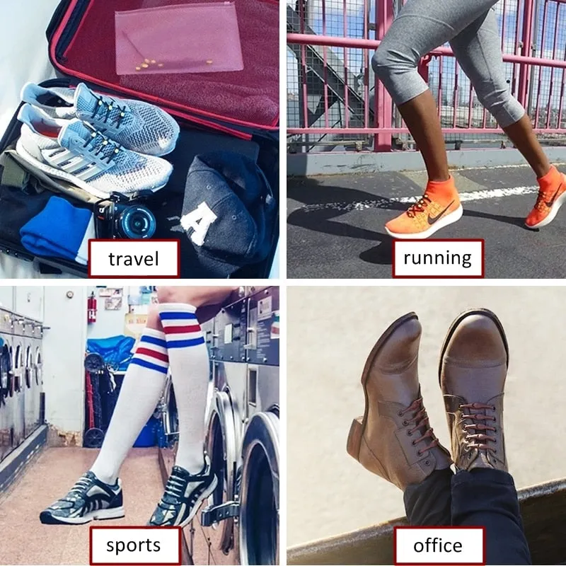 12pcs  Tie-Free Elastic Shoelaces