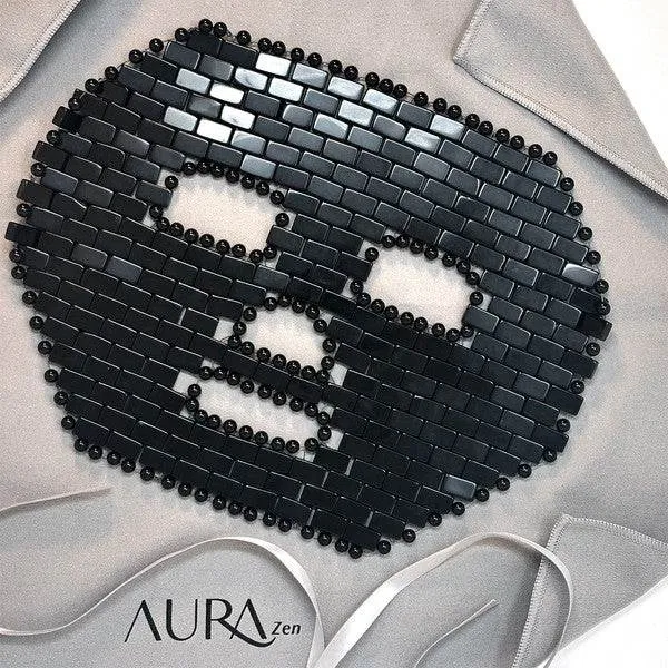 Aura Zen  100% Natural Obsidian Mask
