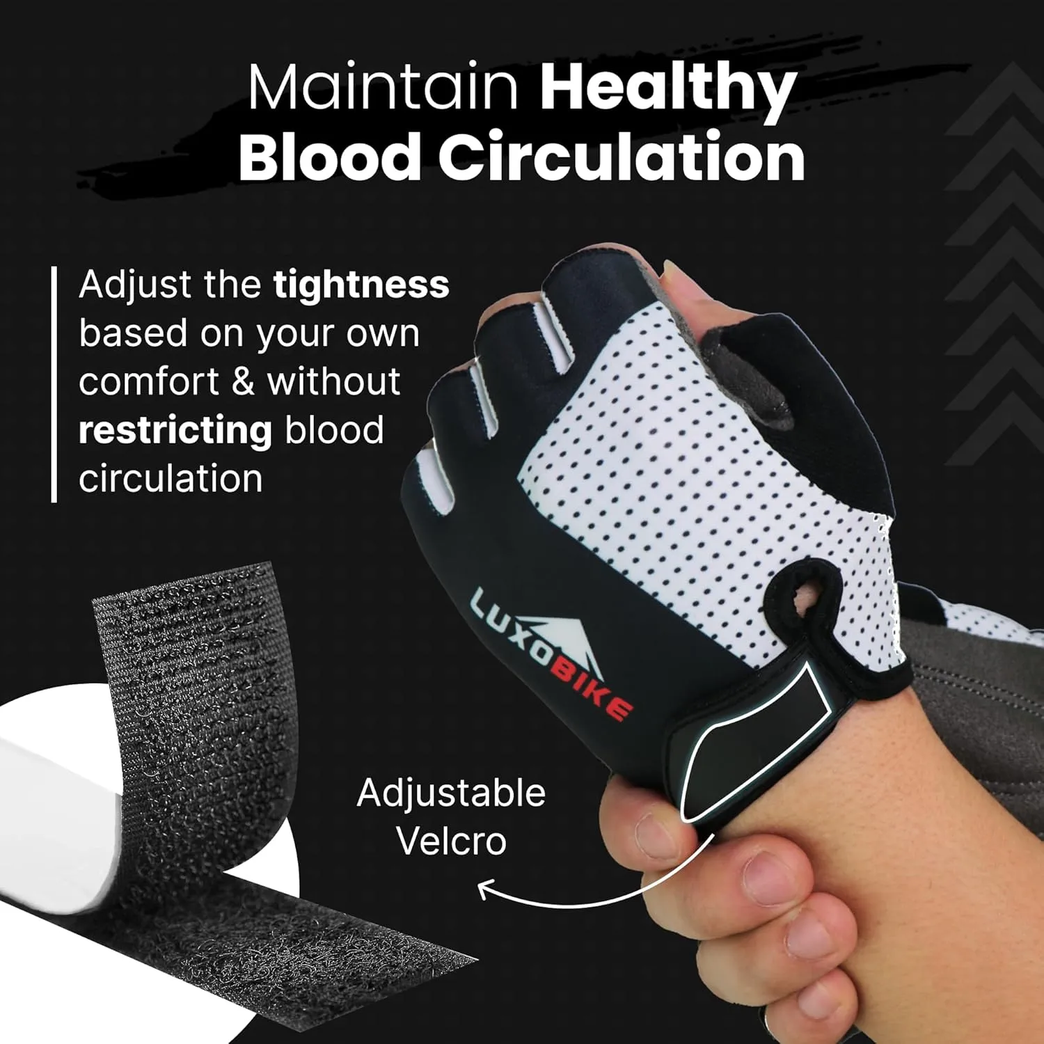 Bike Gloves for Men Cycling Biking Gloves Women - Padded Shock Absorbing Bicycle Riding, Anti-Slip Breahtable Half-Finger 's for Mountain Biker Ebike