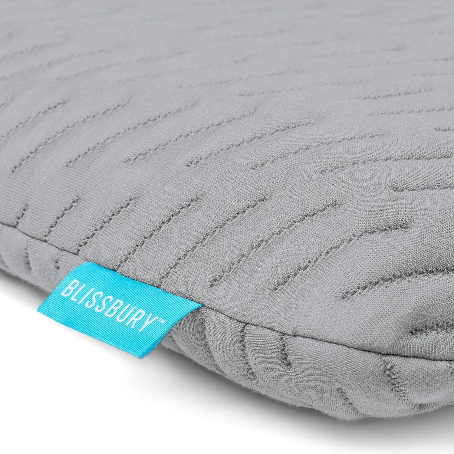 BLISSBURY Stomach Sleeping Pillow - Thin Memory Foam Pillow for Stomach Sleepers | Ultra Thin Pillow for Sleeping | Flat Pillows for Sleeping, Slim Pillow, Stomach Sleeper Pillow | 2.6 Inch Thickness