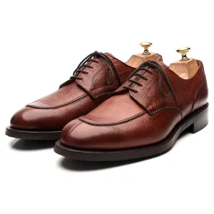 'Chiswick' Tan Brown Leather Split Toe Derby UK 8.5 F