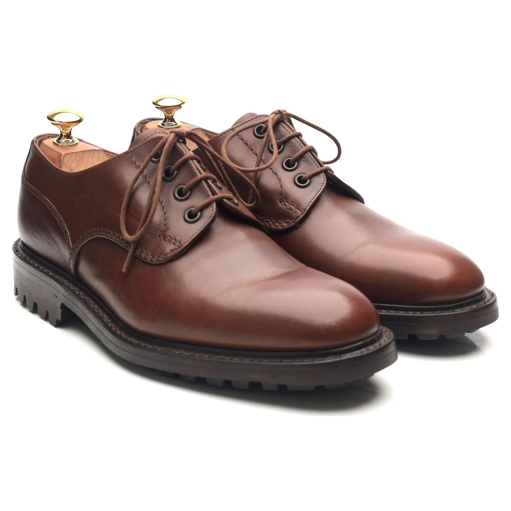 'Epsom' Brown Leather Derby UK 6.5 F