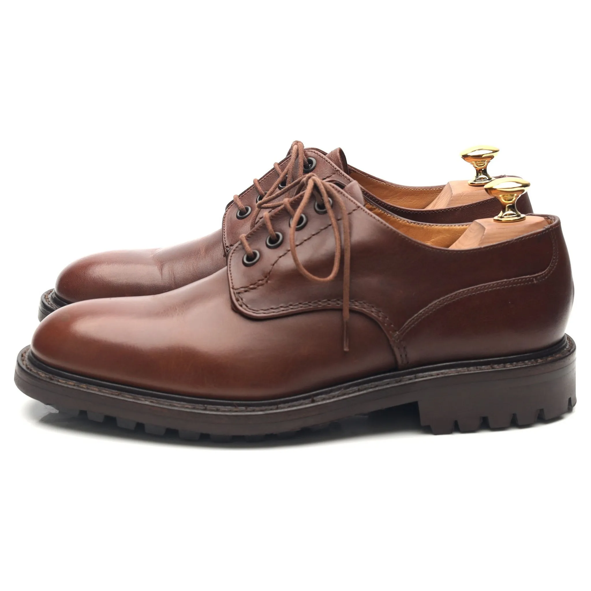 'Epsom' Brown Leather Derby UK 6.5 F