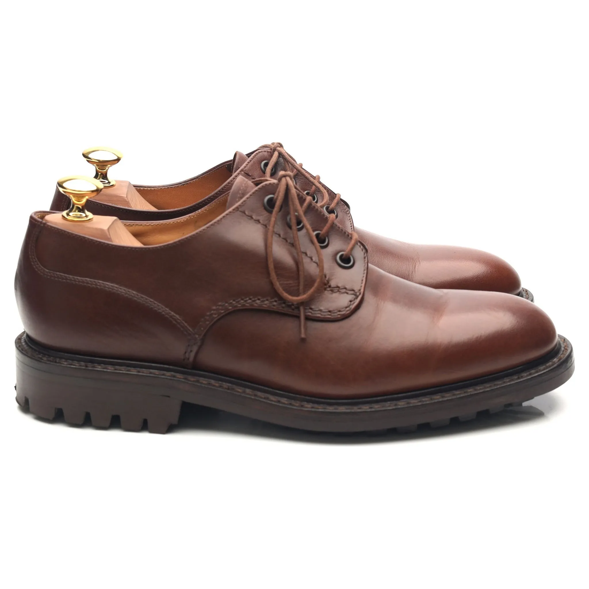'Epsom' Brown Leather Derby UK 6.5 F