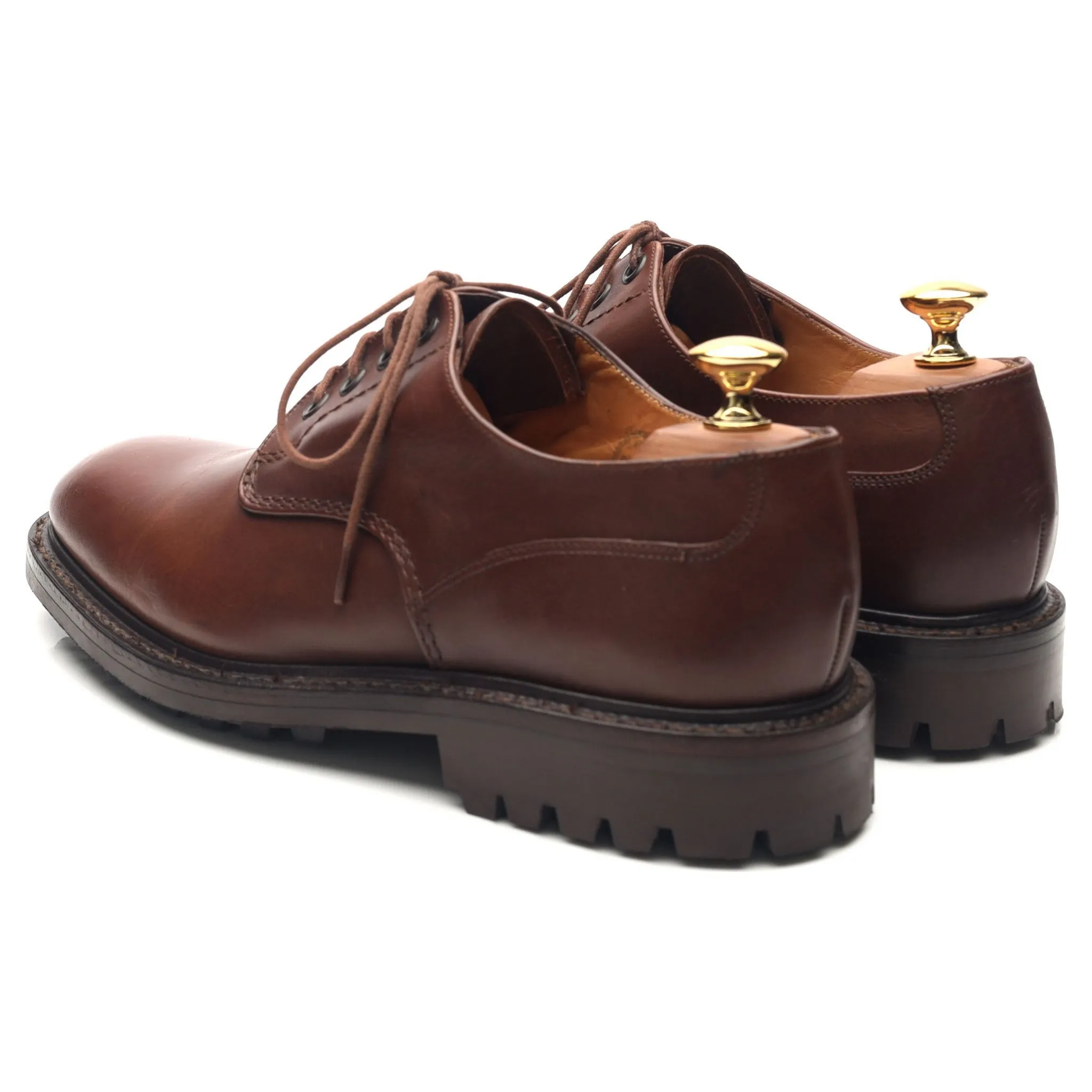 'Epsom' Brown Leather Derby UK 6.5 F