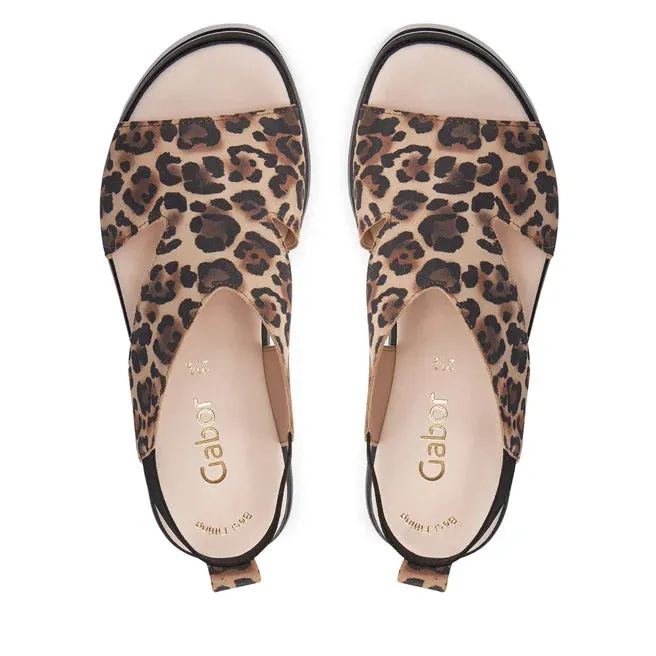Gabor "44-623" Leopard - Wedge Sandal