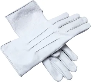Genuine Leather Unlined Women Dress Gloves With Beautiful Standard Length Extended Up to 2 Inches From Wrist