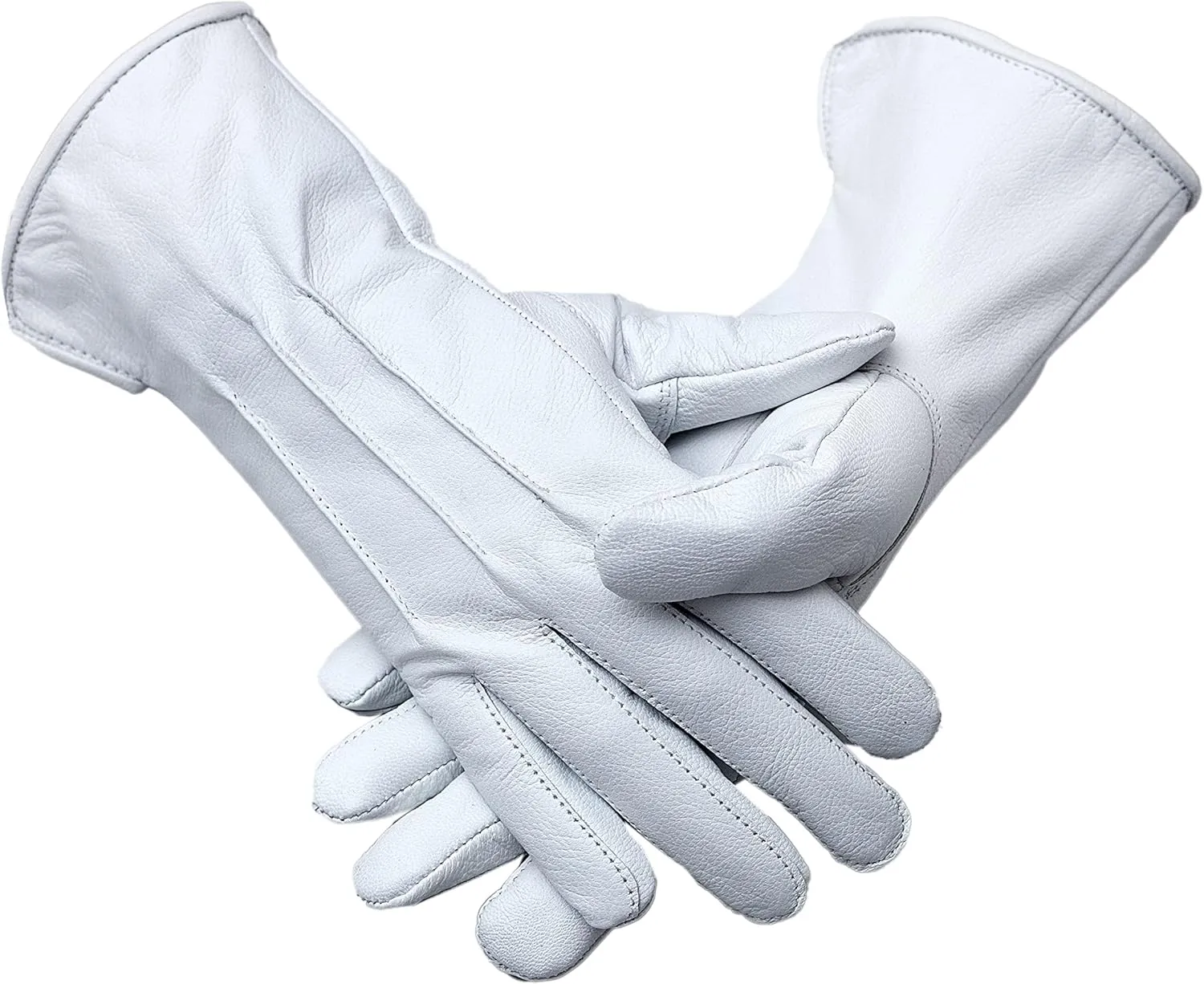 Genuine Leather Unlined Women Dress Gloves With Beautiful Standard Length Extended Up to 2 Inches From Wrist