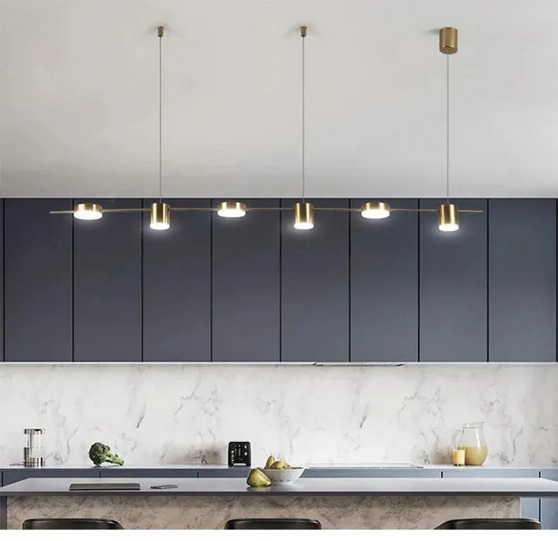 Gold Pendant Lights for Kitchen