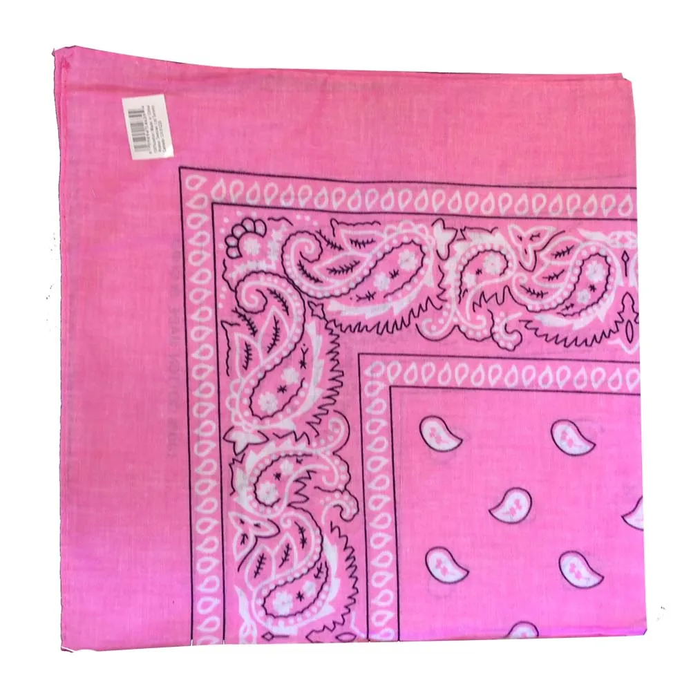 Green Bandana - Dozen (Paisley)