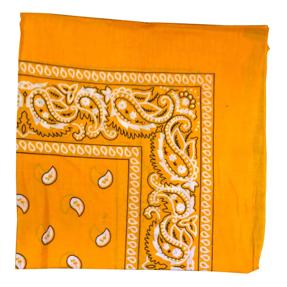 Green Bandana - Dozen (Paisley)