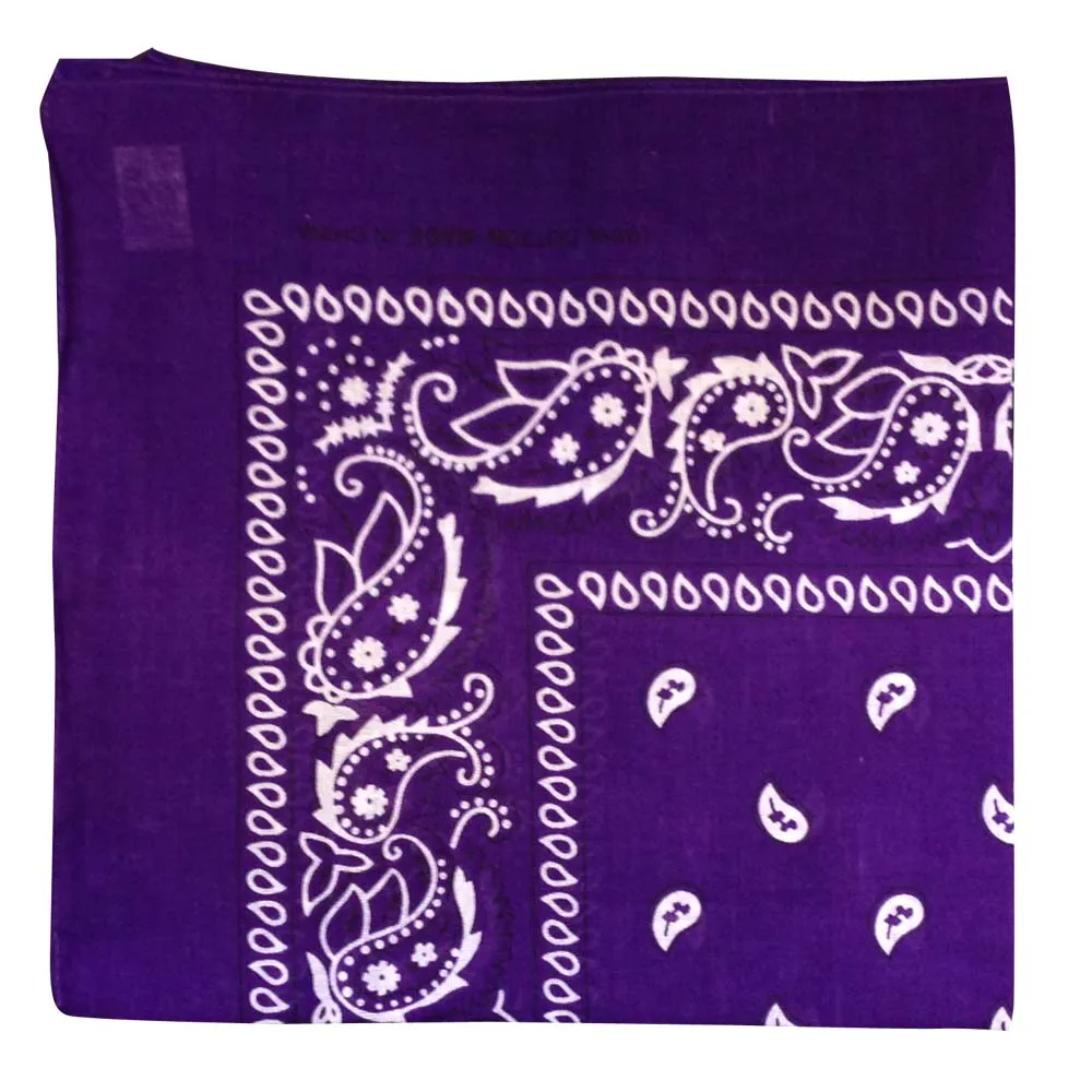 Green Bandana - Dozen (Paisley)