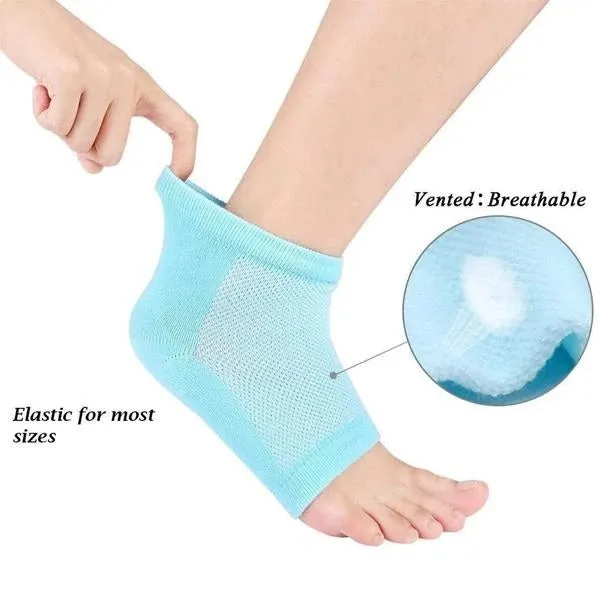 Heel Pain Relief Silicone Gel Heel Socks (Multicolor) - H00550