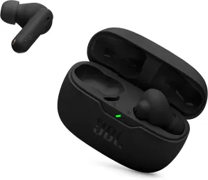JBL Vibe Beam 2 - True Wireless Noise Cancelling Earbuds Pure Bass Sound & Smart Ambient Technology, 4mics for Crisp, Clear Calls, up to 40Hrs of Playback, IP54 Dust & Water Resistant (Black)