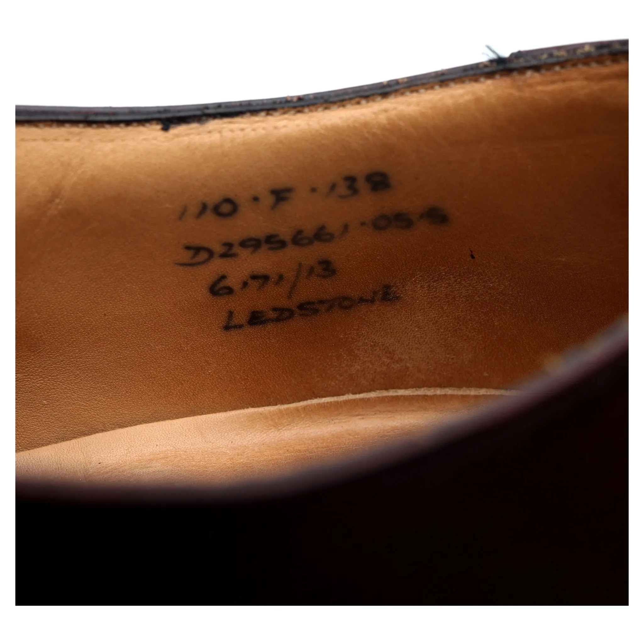 'Ledstone' Burgundy Leather Double Monk Strap UK 11 F