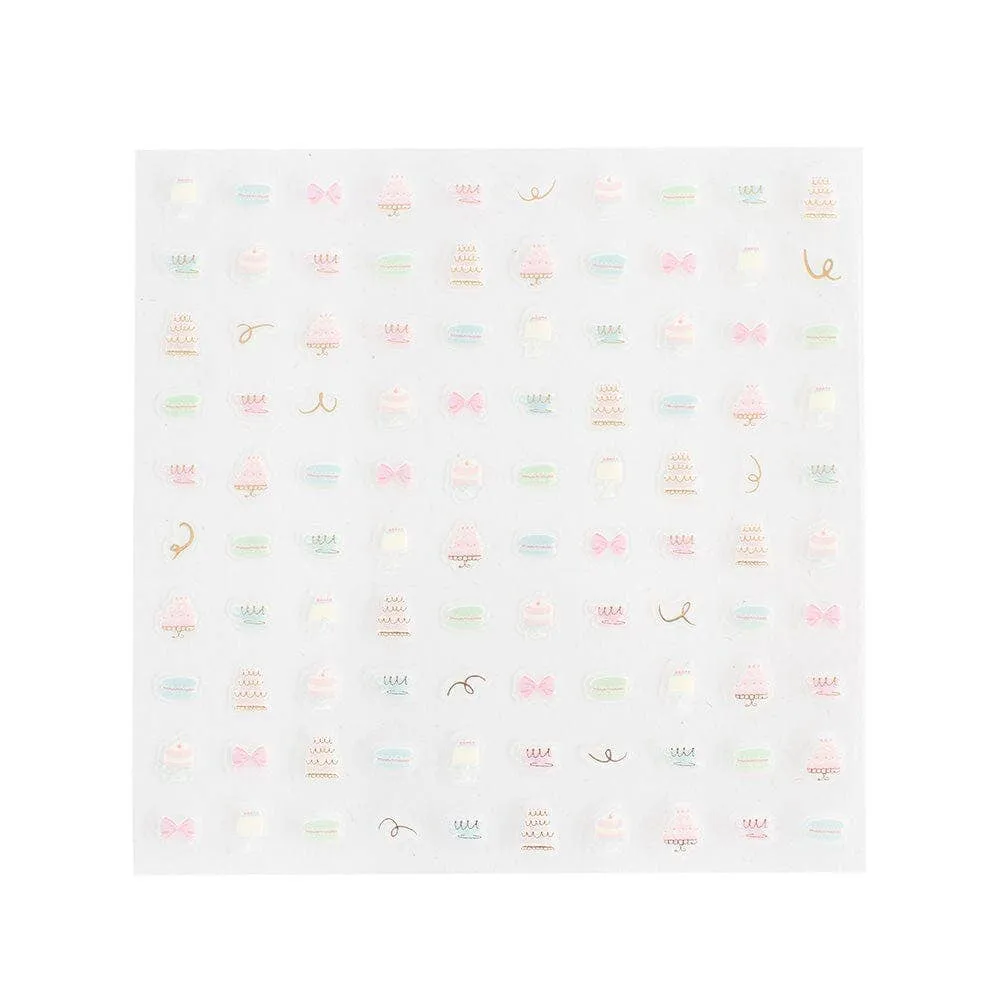 Let Them Eat Cake Nail Stickers