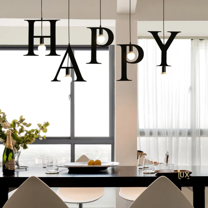Minimalist Alphabet Pendant Light