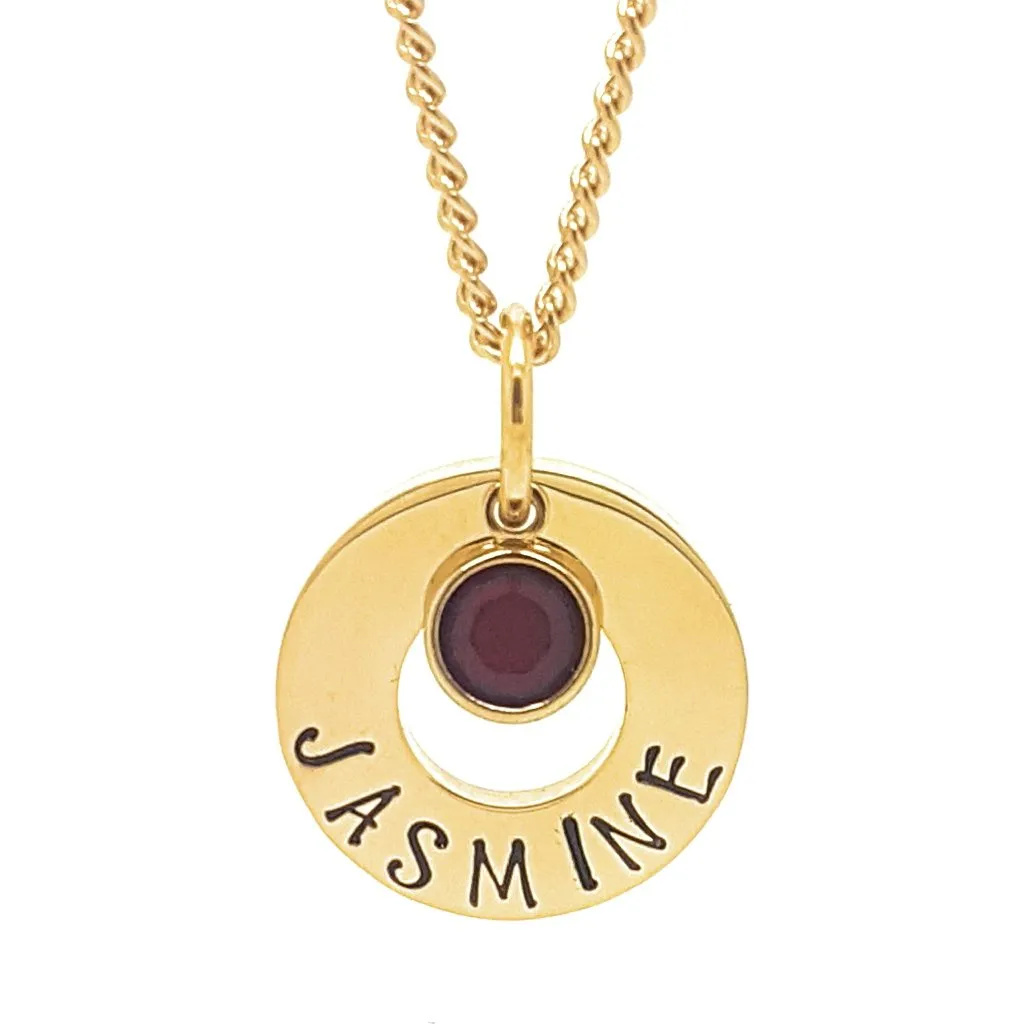 Minimalist Birthstone Necklace