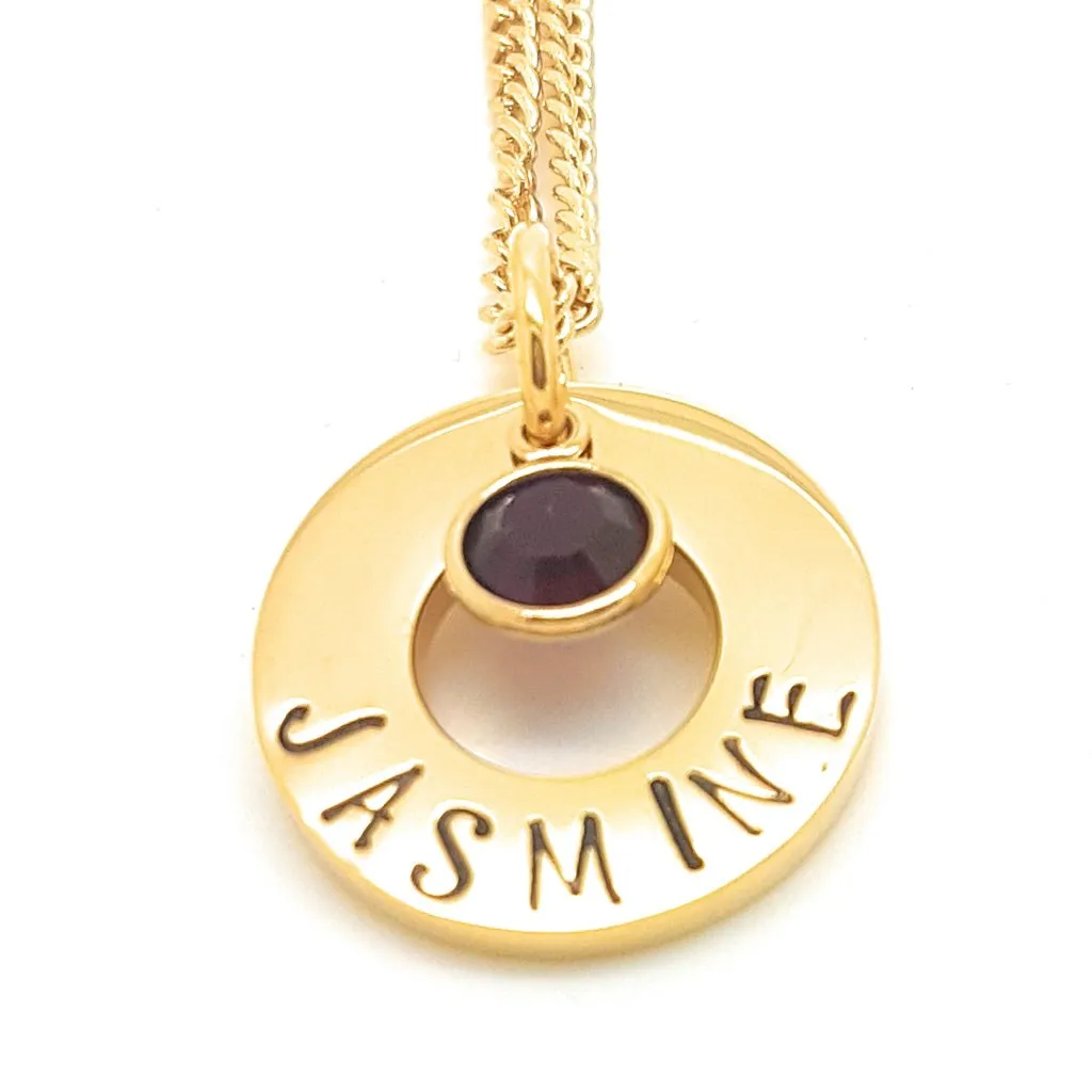 Minimalist Birthstone Necklace