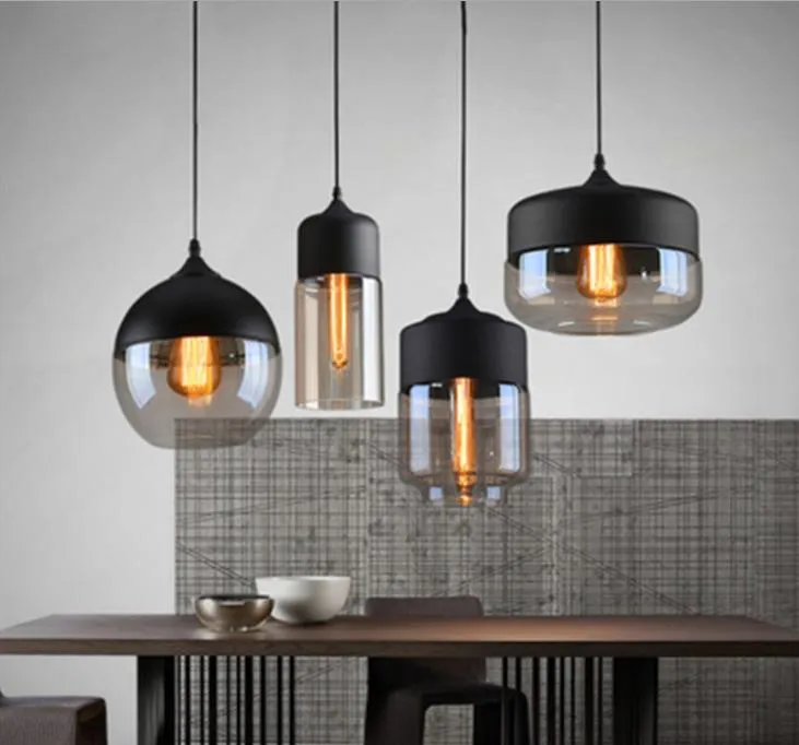 Minimalist Style LED Glass Pedent