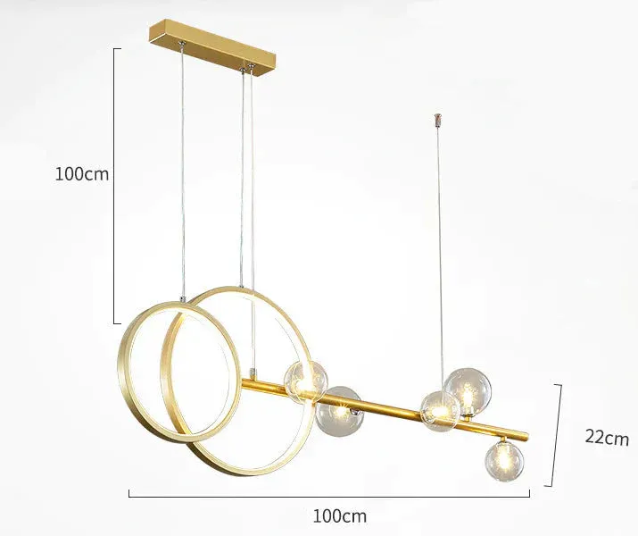 Modern Minimalist Light Luxury Strip Restaurant Bar Minimalist Lamps