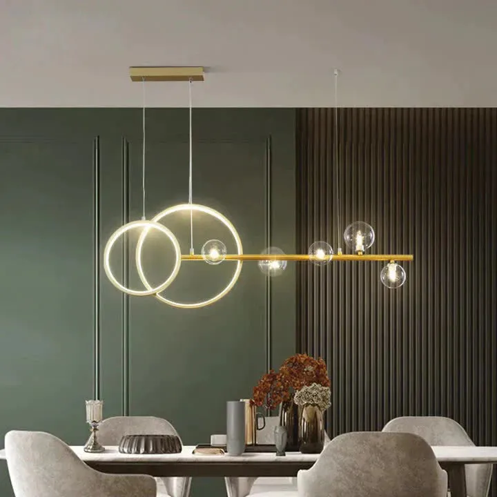 Modern Minimalist Light Luxury Strip Restaurant Bar Minimalist Lamps
