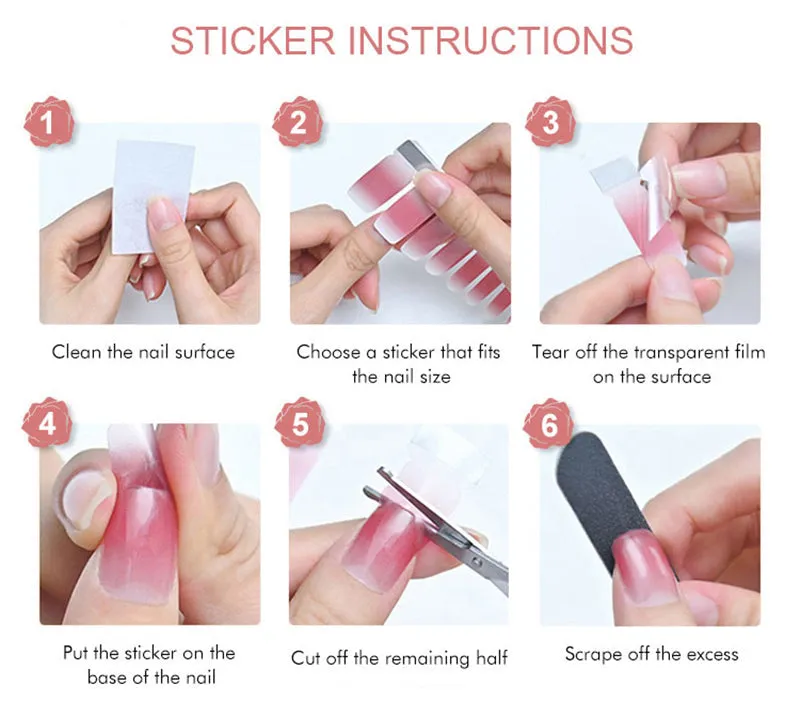 Nail Art Stickers UNE025