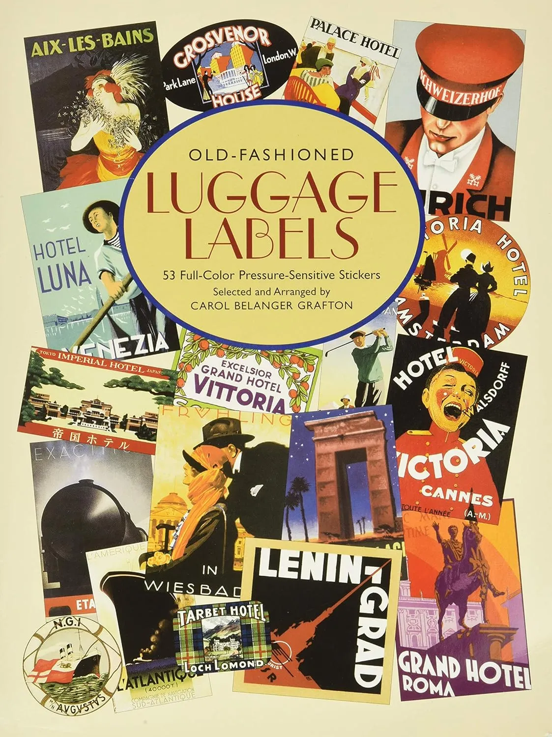 Old-Fashioned Luggage Labels (Dover Stickers) Paperback  July 24, 2002