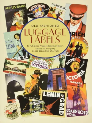 Old-Fashioned Luggage Labels (Dover Stickers) Paperback  July 24, 2002