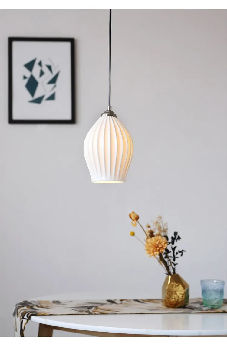 Paola Ceramic Minimalist Pendant Lamp