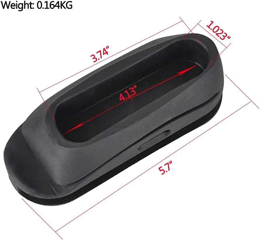 Recoil pad, Rubber Slip On Recoil Reducing Pad for shotgun or Rifle, Reduce & Buffer Recoil Pad, Black/Tan