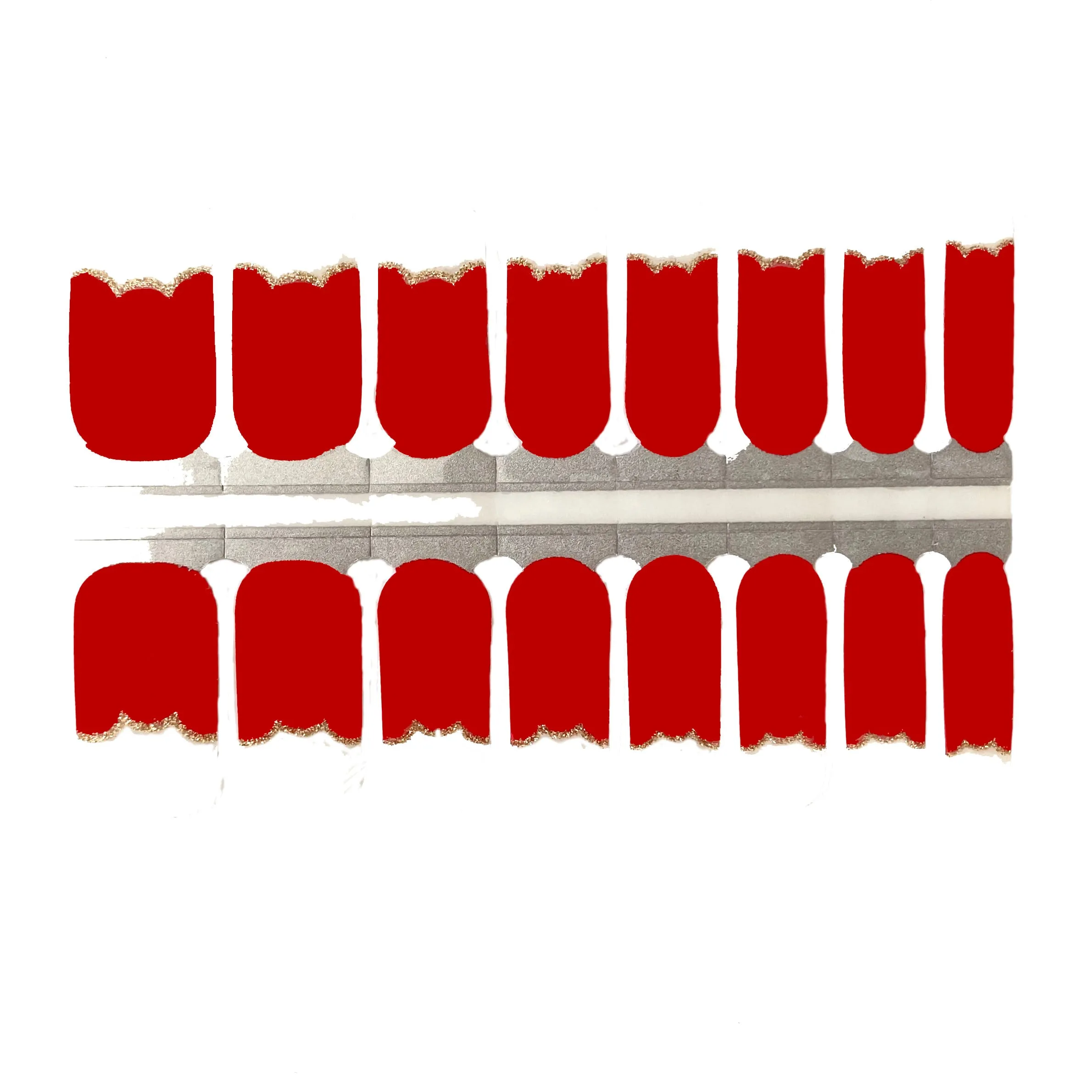 Red French Tip - Transparent