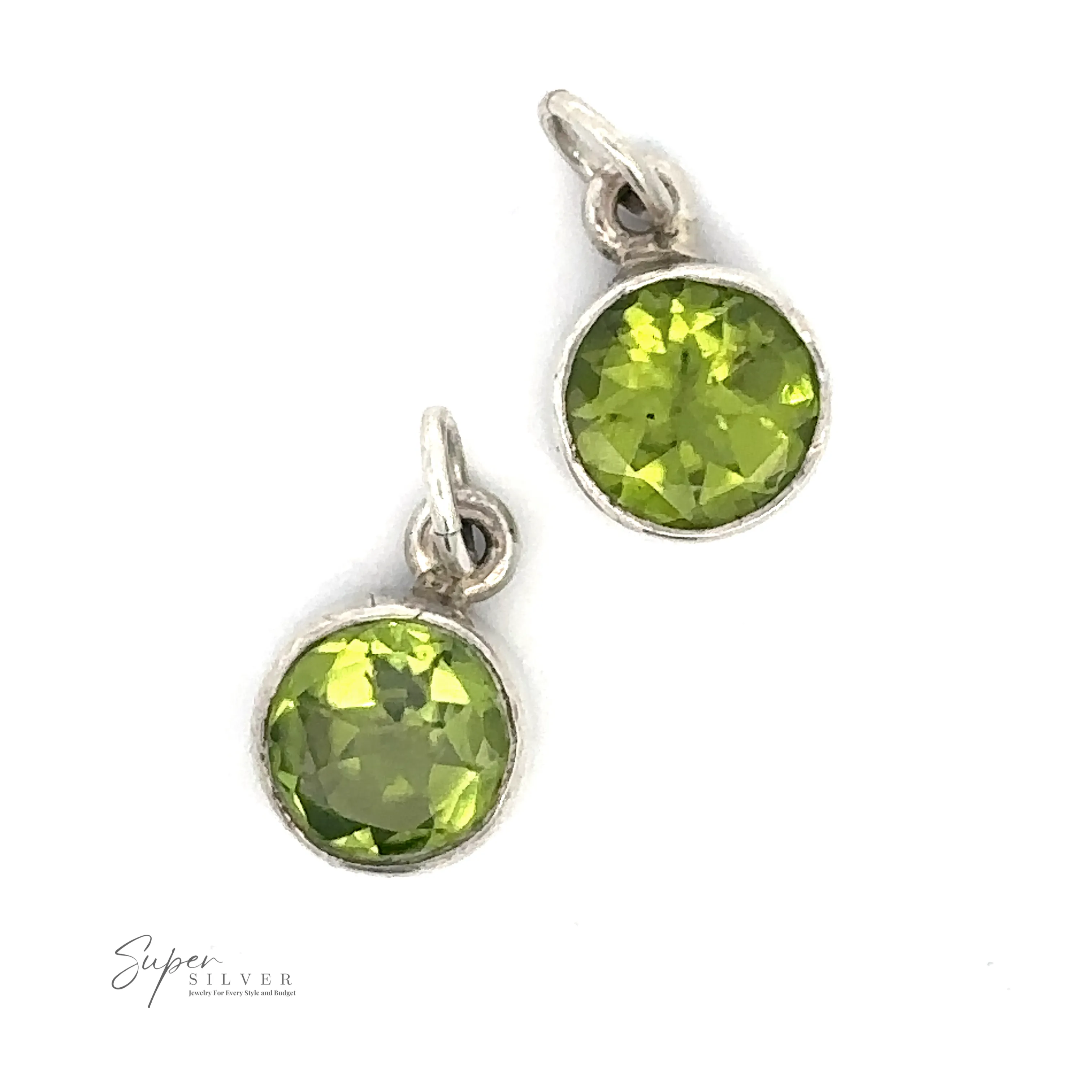 Round Peridot Pendant