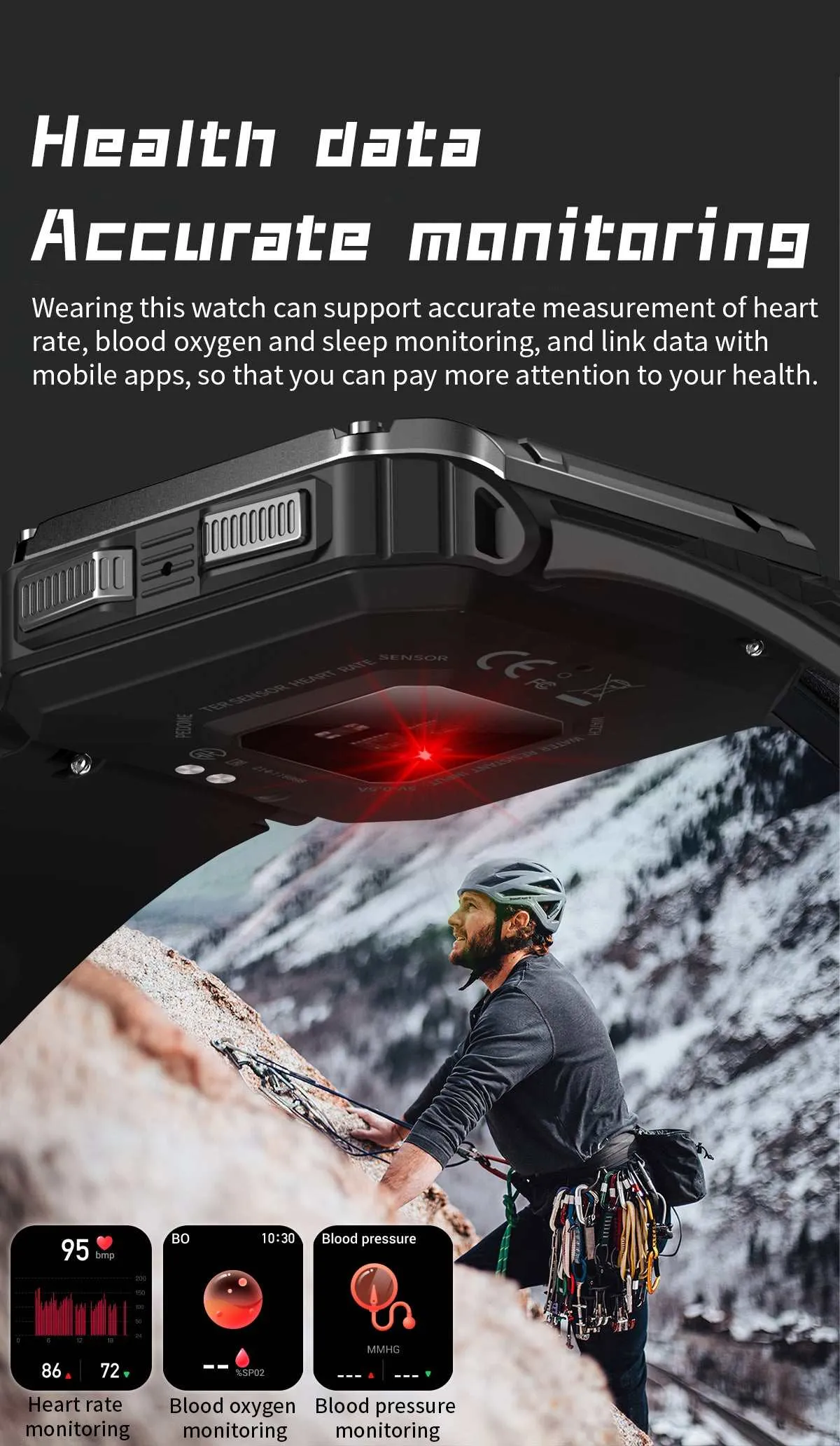 Sport Smart Watch W/ Multiple Tracking Features