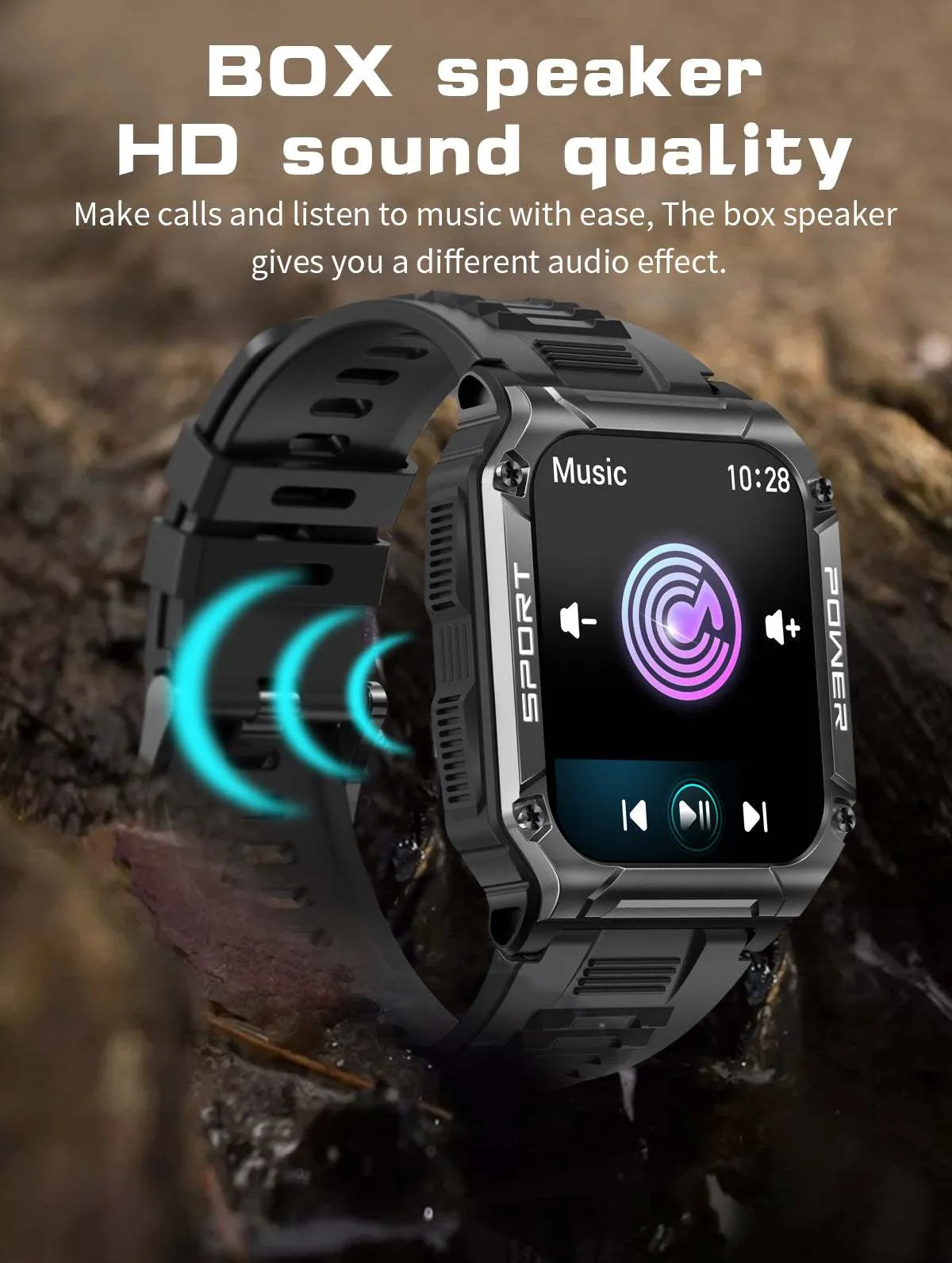Sport Smart Watch W/ Multiple Tracking Features