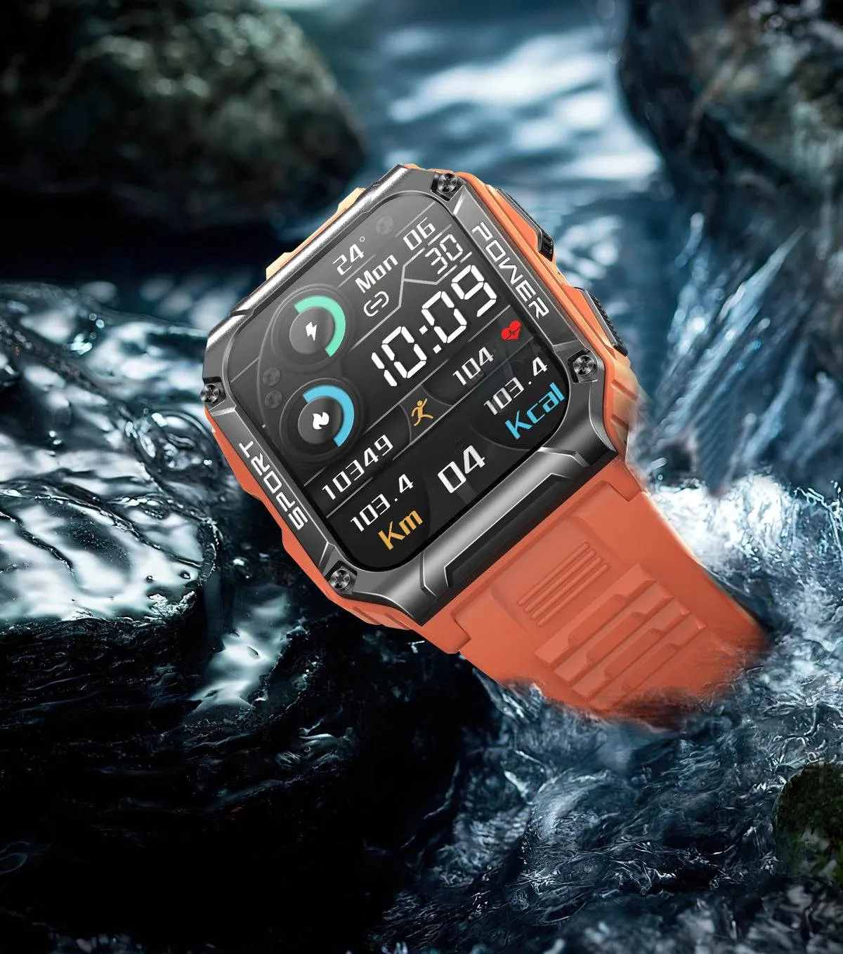 Sport Smart Watch W/ Multiple Tracking Features