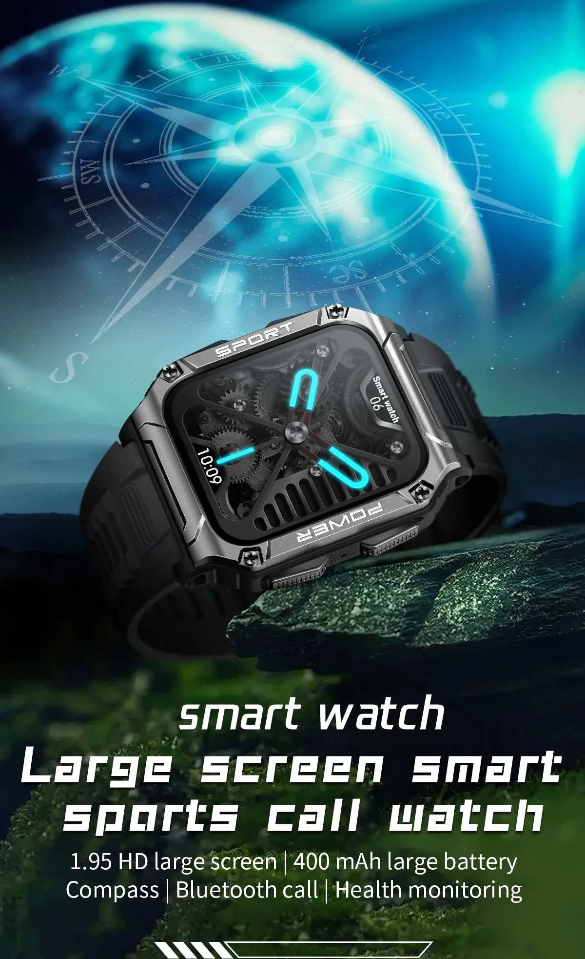 Sport Smart Watch W/ Multiple Tracking Features