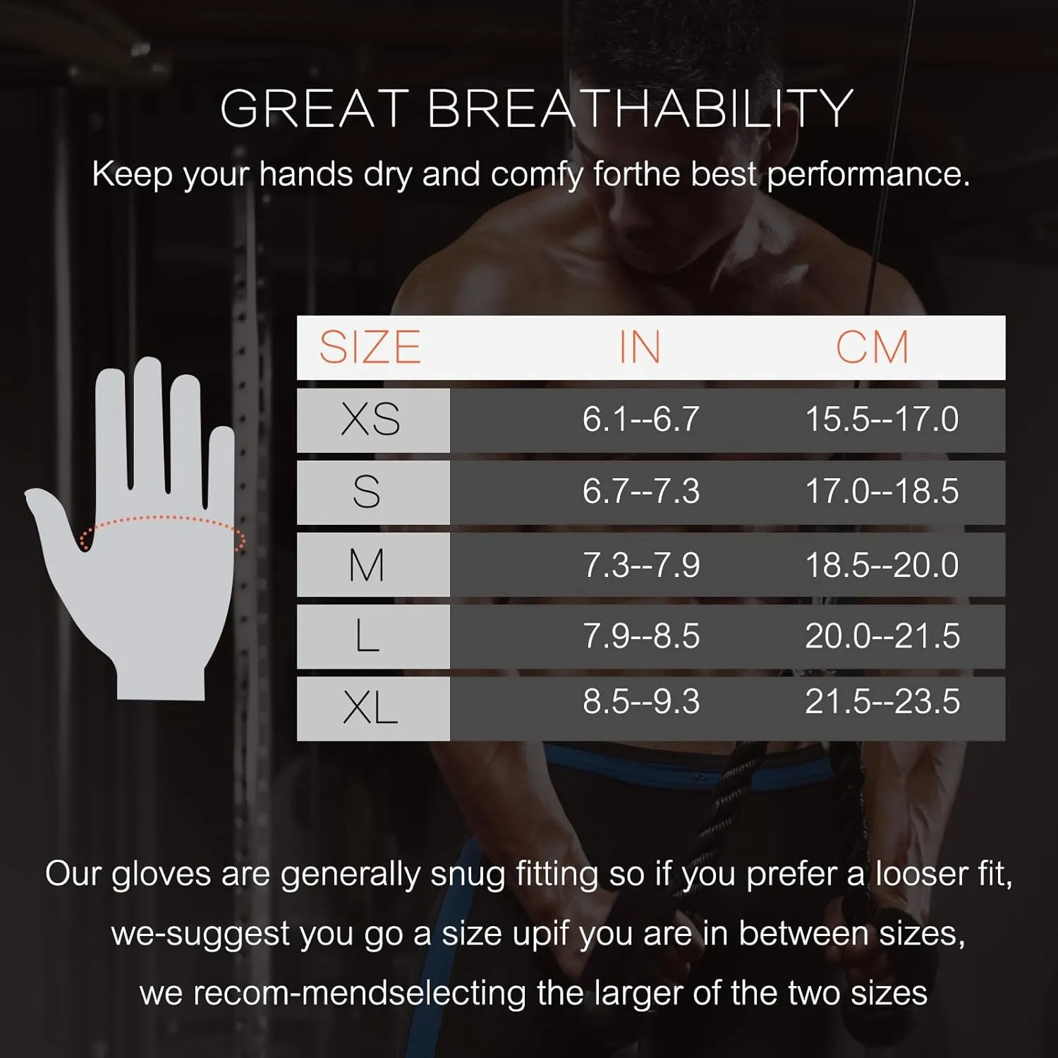 Sunnex Gym Gloves for Women & Men - Fingerless Workout Gloves for Weightlifting, Lightweight Breathable Fitness for Sports and More