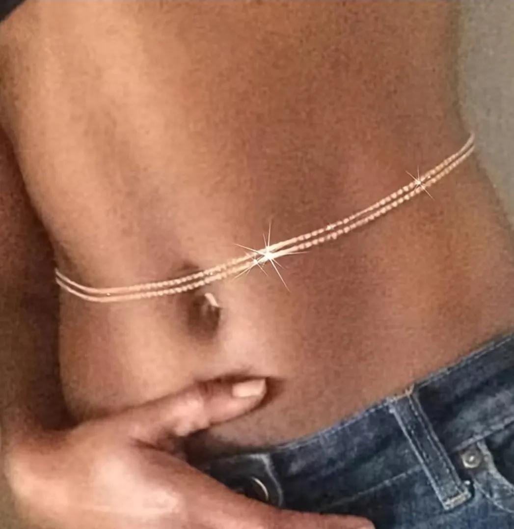 Too Bad To Waist It ! Gold/Silver Belly Chain