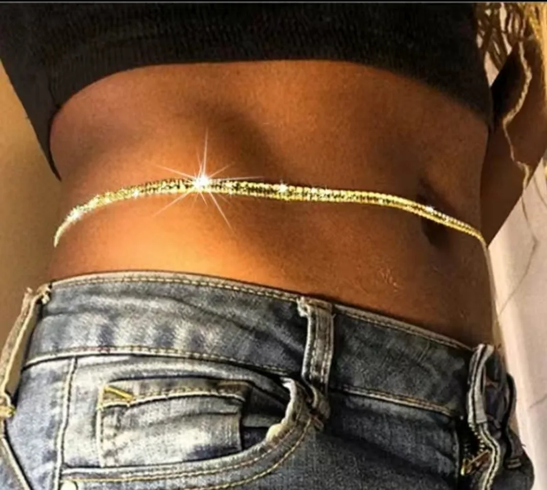 Too Bad To Waist It ! Gold/Silver Belly Chain