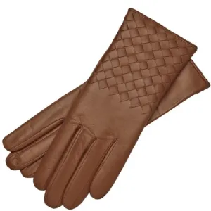 Trani Saddle brown Leather Gloves