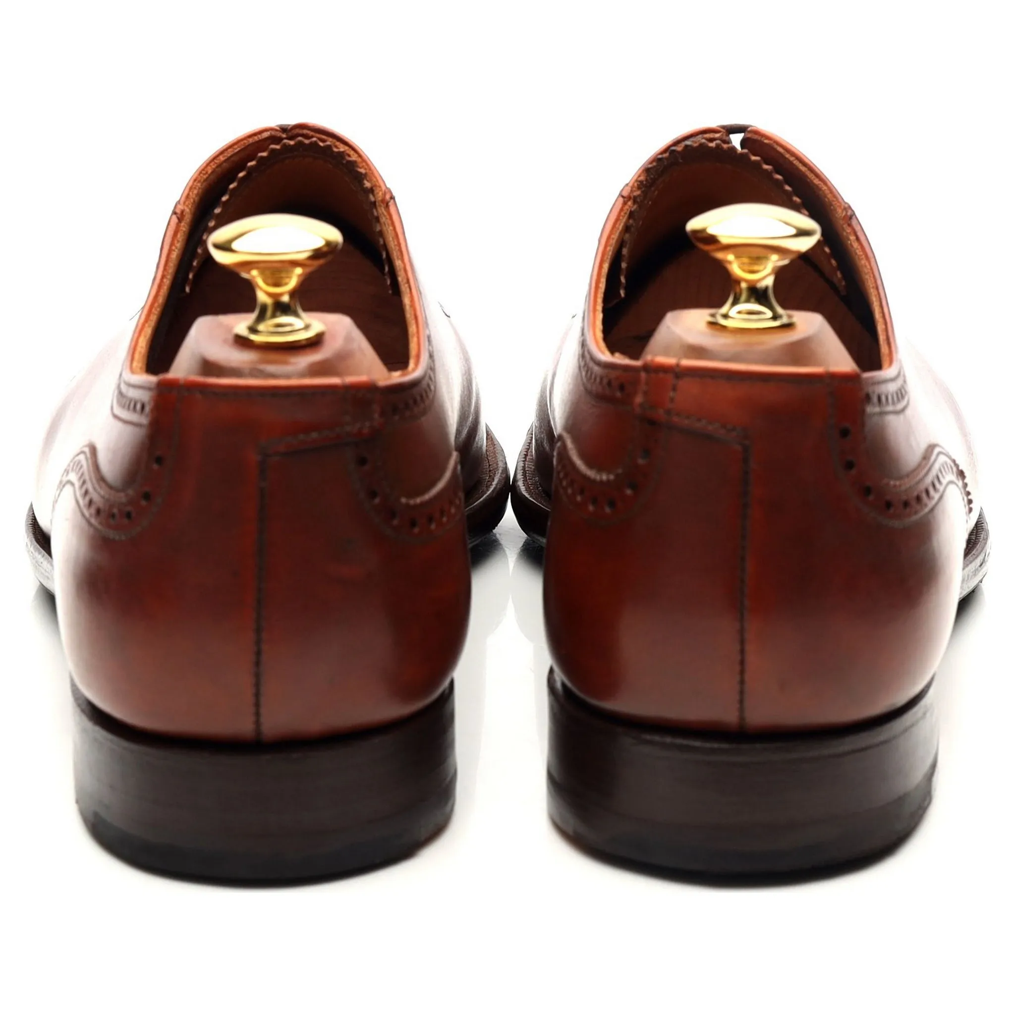 'Westbourne' Tan Brown Leather Oxford UK 9 E