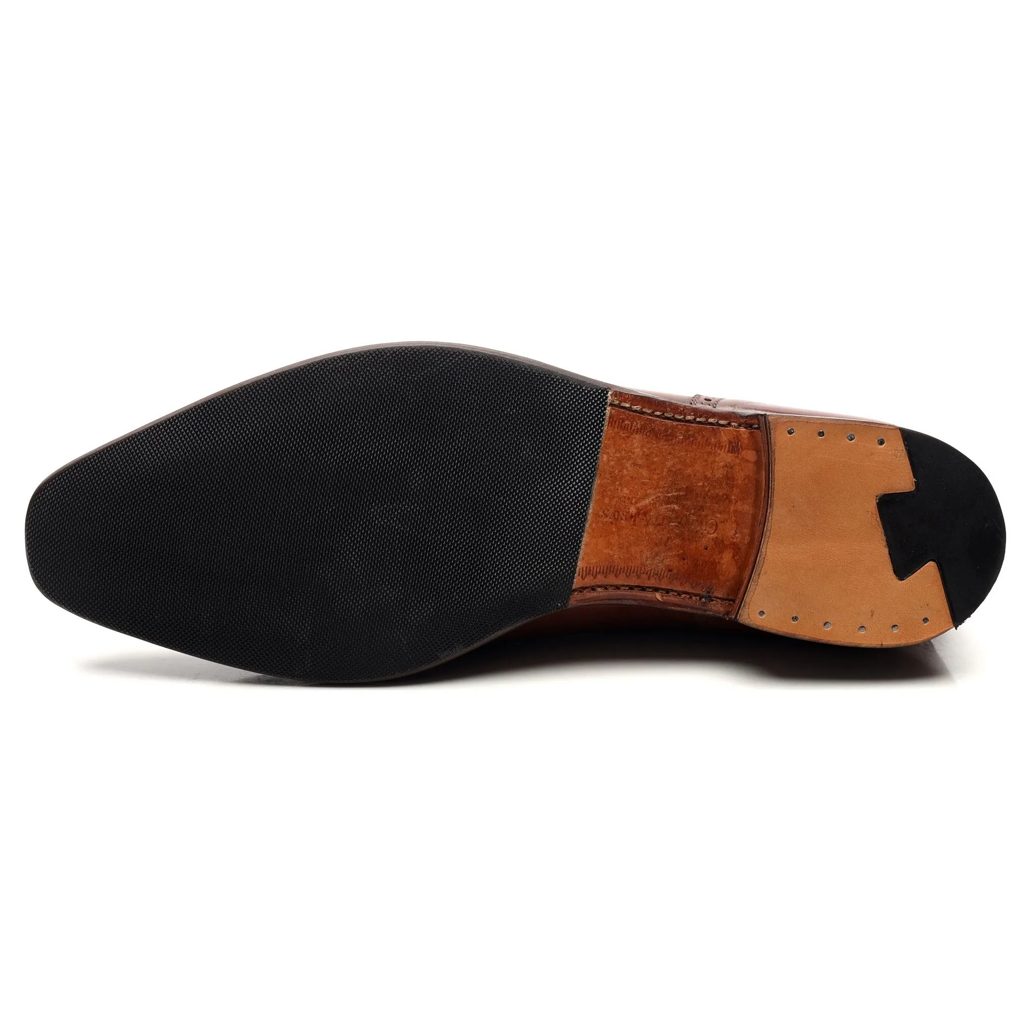 'Westbourne' Tan Brown Leather Oxford UK 9 E