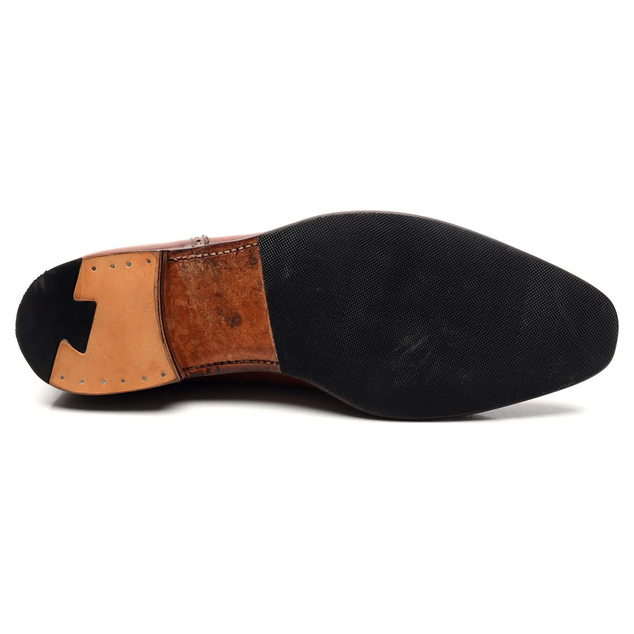 'Westbourne' Tan Brown Leather Oxford UK 9 E