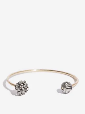 Westside Accessories Silver Open Cuff Bangles