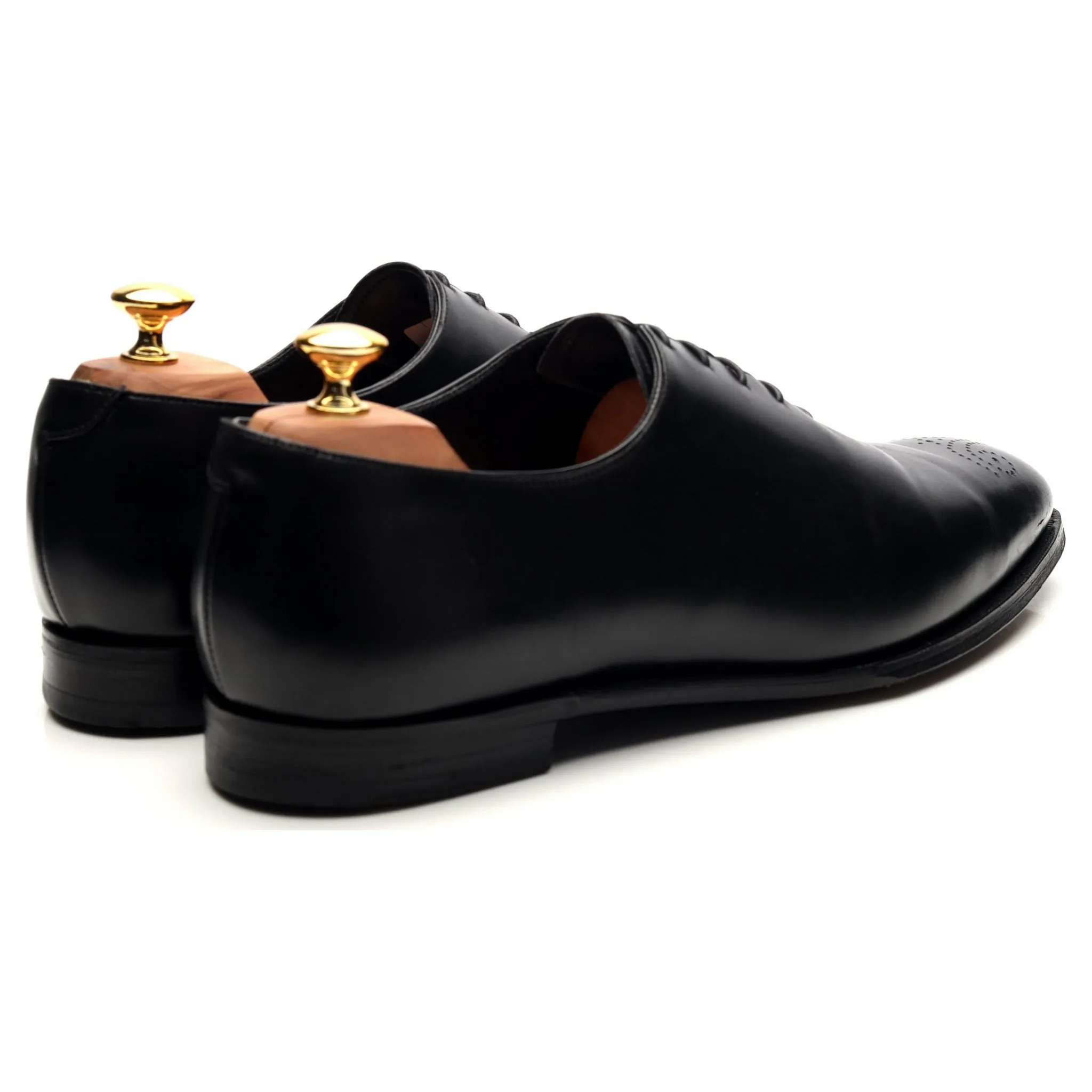 'Weymouth' Black Leather Oxford UK 11 E