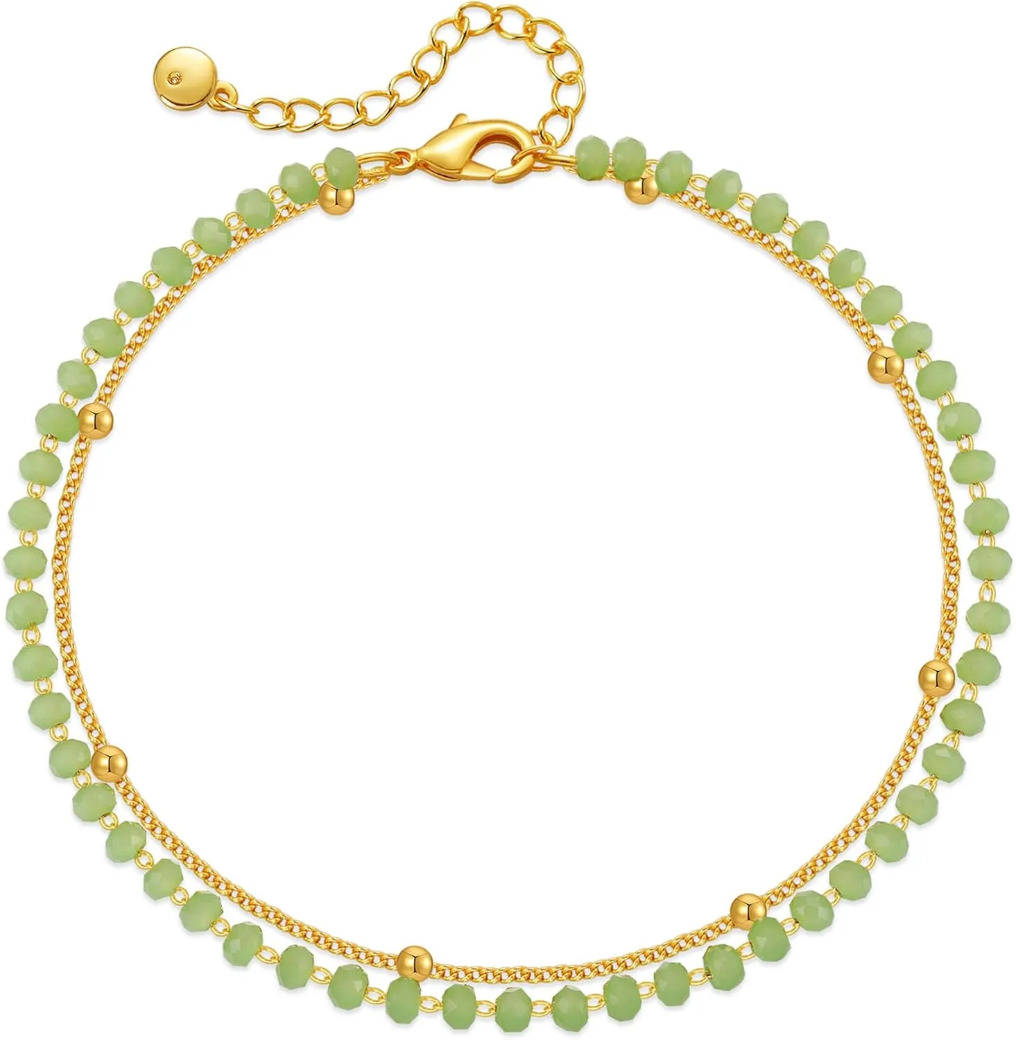 Yumikoo 18k Gold Plated Anklet Ankle Bracelets for Women